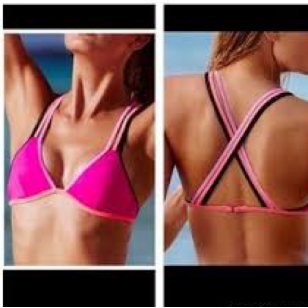 NEW Victoria's Secret pink multi color bikini